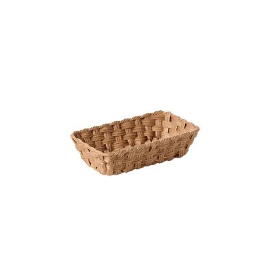 Brotkorb APS "TWIRL", braun, B:16,2cm H:6,5cm L:26,5cm, Polyprophylen (PP), Lebensmittelaufbewahrungsbehälter, Brotkorb, mit Edelstahldraht