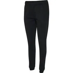 HUMMEL Fußball - Teamsport Textil - Hosen Cotton Pant Jogginghose Damen, Größe S in Schwarz Schwarz
