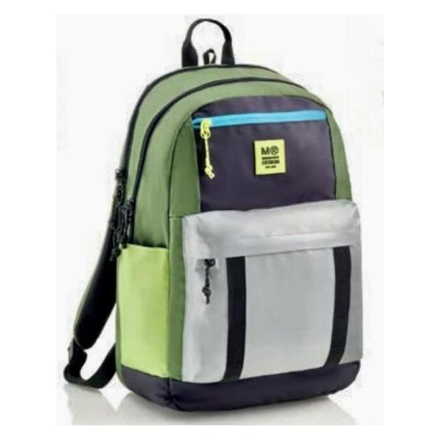 Miquelrius Rucksack Triple Amsterdam Recy 28l 3 Fächern grün (28 l) (A193355)