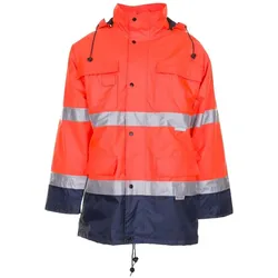 PLANAM Warnschutzparka 2056 Gr. 6XL atmungsaktiv orange/marine