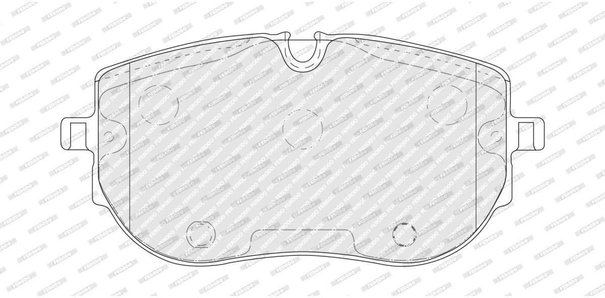 Jeu de garnitures de frein FERODO FDB5475