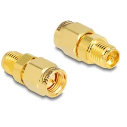 DELOCK Adapter RP-SMA Buchse zu SMA Stecker