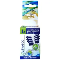 Yaweco Wechselköpfe 4er medium Nylon