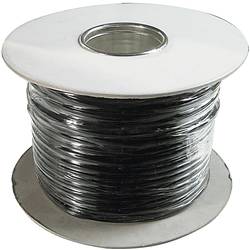 Digitus Telefon (analog) Anschlusskabel [1x TAE-F-Stecker, TAE-F-Buchse - 1x TAE-F-Stecker, TAE-F-Buchse] 100.00 m Schwarz AK-460700-100-S