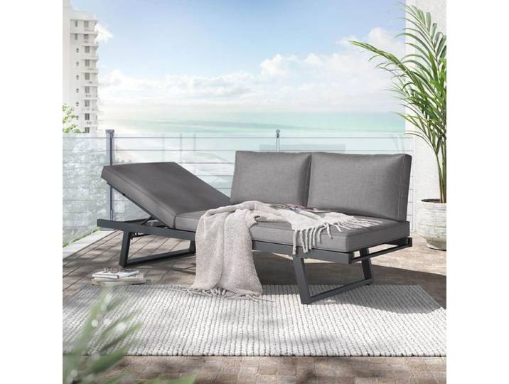 OUTLIV. Lucca Gartenloungesofa Aluminium/Olefin