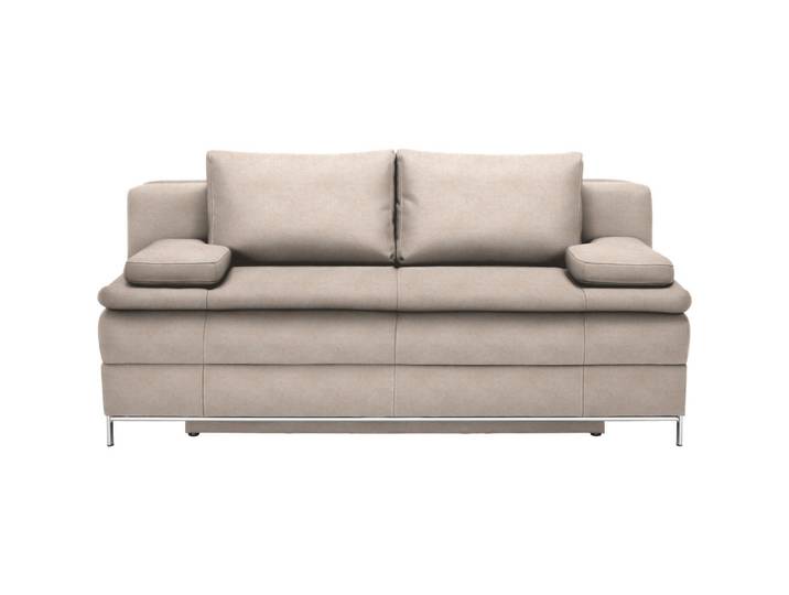 Novel Boxspringsofa Centa, Sand, Metall, Uni, 2-Sitzer, Füllung: Schaumstoff, 200x93x107 cm, Stoffauswahl, Wohnzimmer, Sofas & Couches, Schlafsofas, Schlafsofas mit Bettkasten