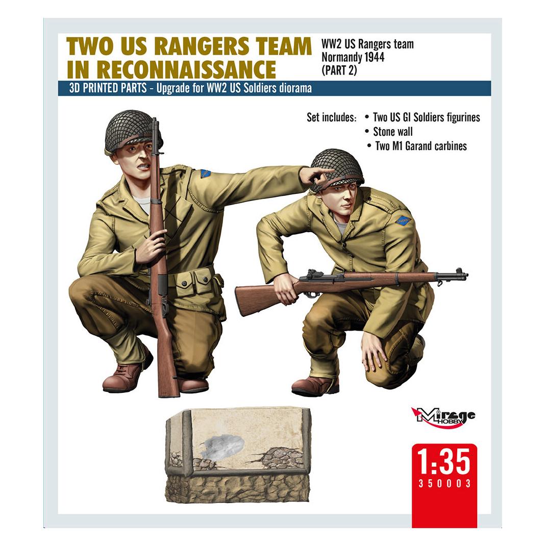 Mirage Hobby Two Us Rangers Team In Reconnaissance (350003)