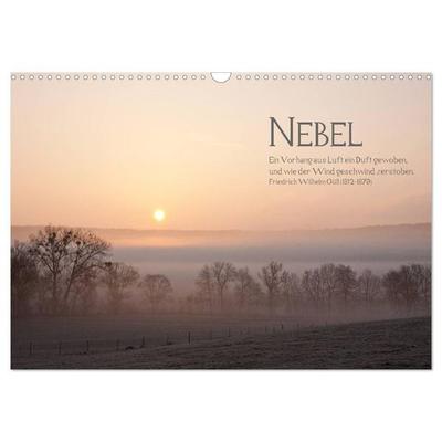 NEBEL (Wandkalender 2027 DIN A3 quer), CALVENDO Monatskalender