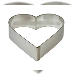 Schneider - Tortenring "Herz", Aluminium, 240 x 50 x 2 mm
