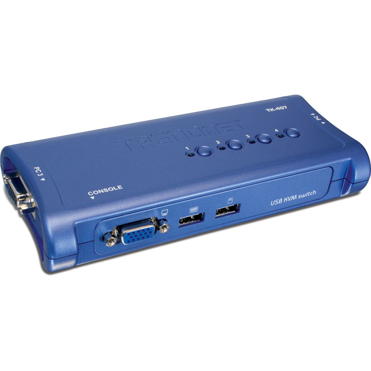Trendnet TK-407K 4-fach Desktop KVM-Switch
