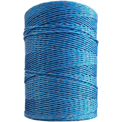 Weidezaunlitze Premium - blau/orange - 200 m, 9 Leiter