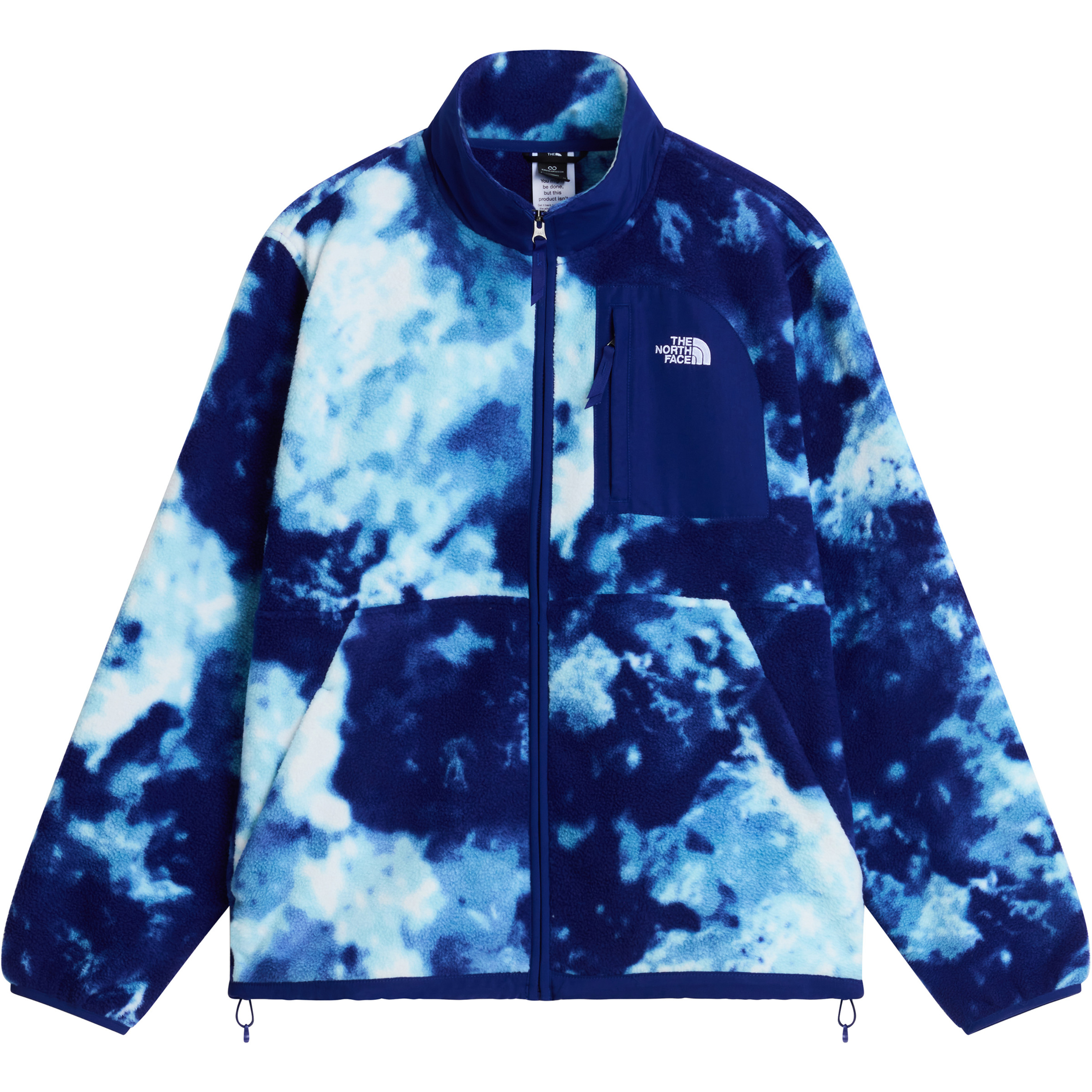 The North Face Yumiori Off Peak Print Herren Fleecejacke blau Größe M Lifestyle Wasserabweisend Wasserabweisend