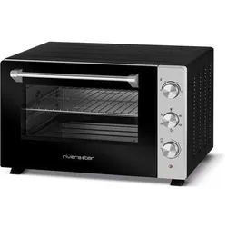 Riviera & Bar QFR460, Kleinbackofen, Schwarz, Silber