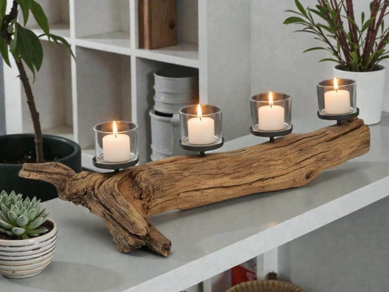 Holzleuchter Asteiche von WMG