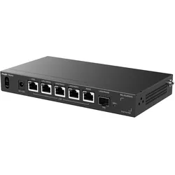Ruijie RG-EG406XS 5-Port 2,5G Cloud-verwalteter Router, Router, Schwarz