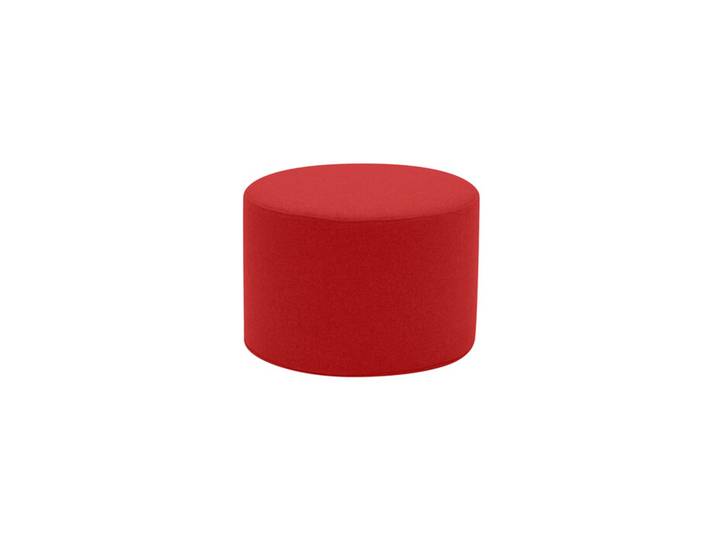 Softline Sitzhocker Drum rot, Designer Softline Design Team, 40 cm
