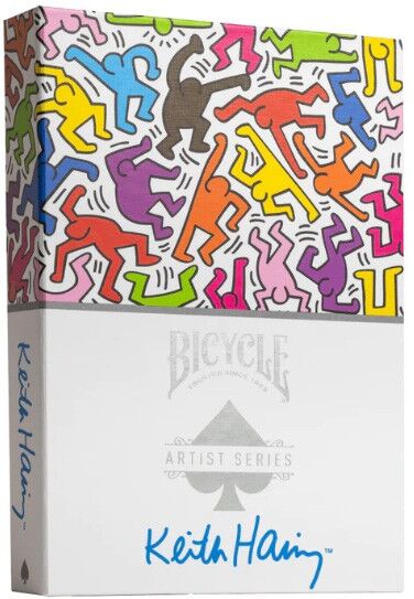 Jeu de 54 cartes Artist Series : Keith Haring - Bicycle