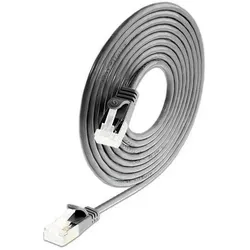 2x Wirewin Slim Patchkabel: U/FTP,5.0m,schwarz (U/FTP, CAT6a, 5 m), Netzwerkkabel