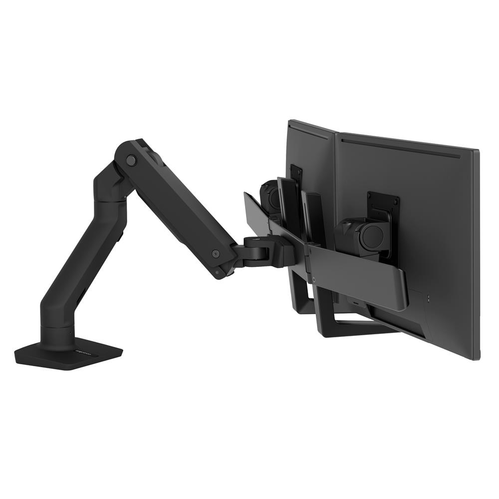 Ergotron HX Dual Monitorarm Tischhalterung Schwarz 45-476-224