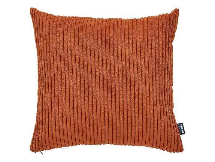 Housse de coussin Zoom Cuivre/Marron rouille 60 x 60cm Velours côtelé