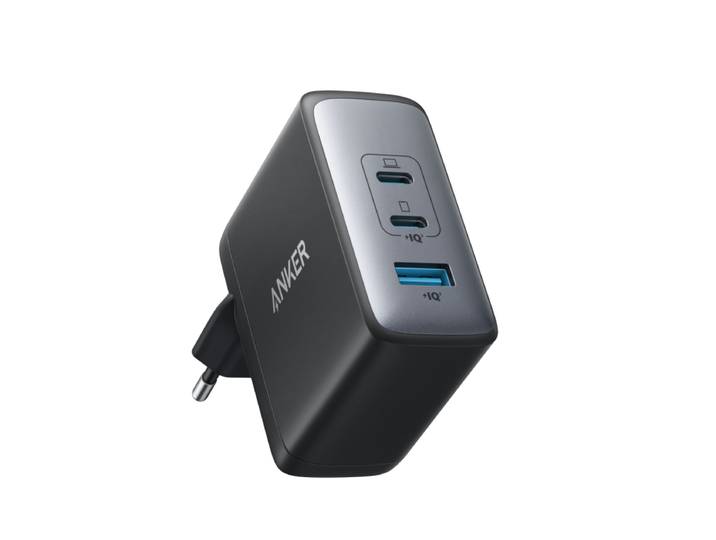 Anker 736 Chargeur mural 100 W, 1 USB-A, 2 USB-C, Noir