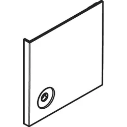 Hansgrohe Shower Select Comfort E Drucktaster square links mattweiss, 94947700 94947700
