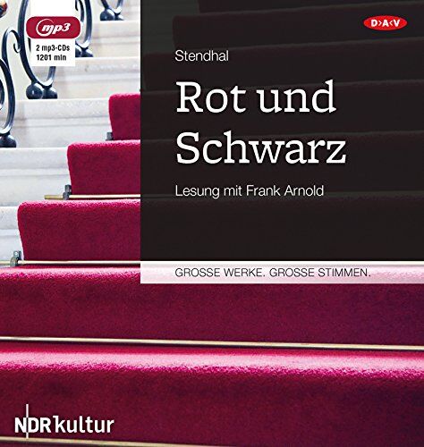 Stendhal - Rot und Schwarz: Ungekürzte Lesung mit Frank Arnold (2 mp3-CDs) - Preis vom 10.10.2026 11:48:34 h