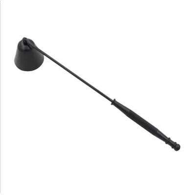Inspired Living Premium Candle Snuffer Stainless Steel Candle Extinguisher With Long Handle Bell Design sb079 black