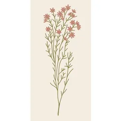 IB Laursen Papierserviette Osterblumen 16er-Set, Rosa Blume