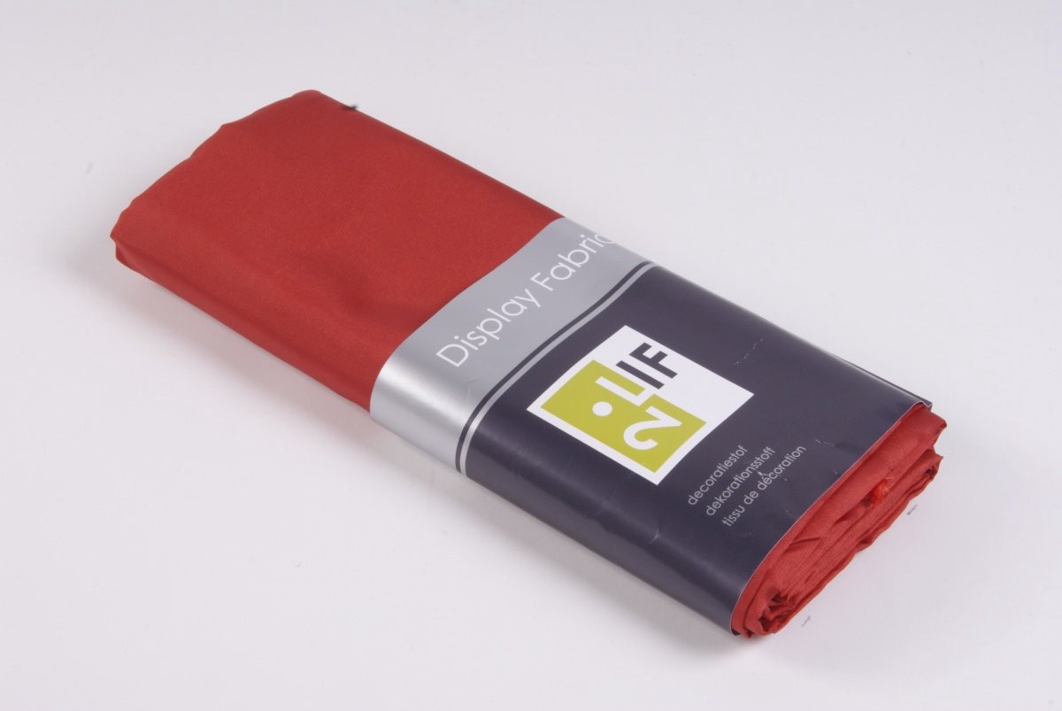 2LIF Tafelkleed Deco Taft Rood 150 cm x 3 mtr