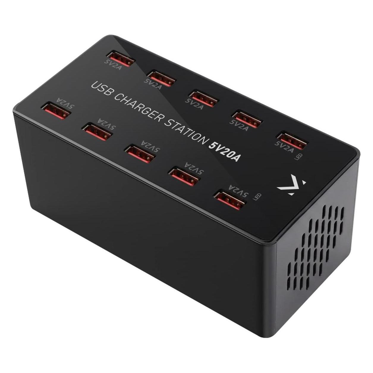 Majestic CHARGEO 10 USB-Ladestation, 10 USB-A-Anschlüsse, 5 V (10 Ports) (71239903)