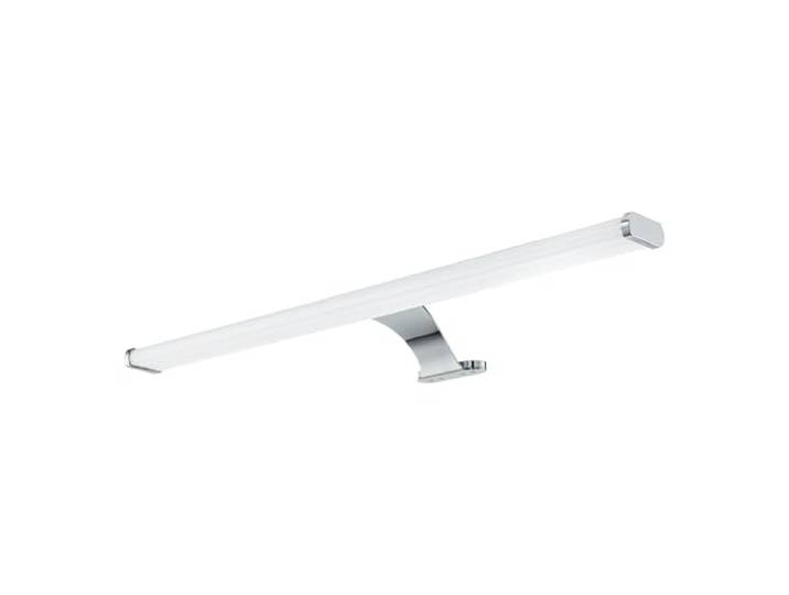 Eglo LED Applique miroir Vinchio\, lampe miroir LED 1 flamme en acier et plastique\, lampe salle de bain chromée et blanche\, éclairage LED pour pièce humide\, IP44\, longueur 60 cm