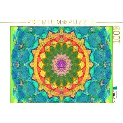 CALVENDO Puzzle Erde Mandala | 1000 Teile Lege-Größe 64x48cm Foto-Puzzle für glückliche Stunden