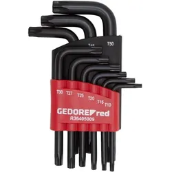 GEDORE R36405009 Winkelschraubendrehersatz TX T10-50 9-teilig