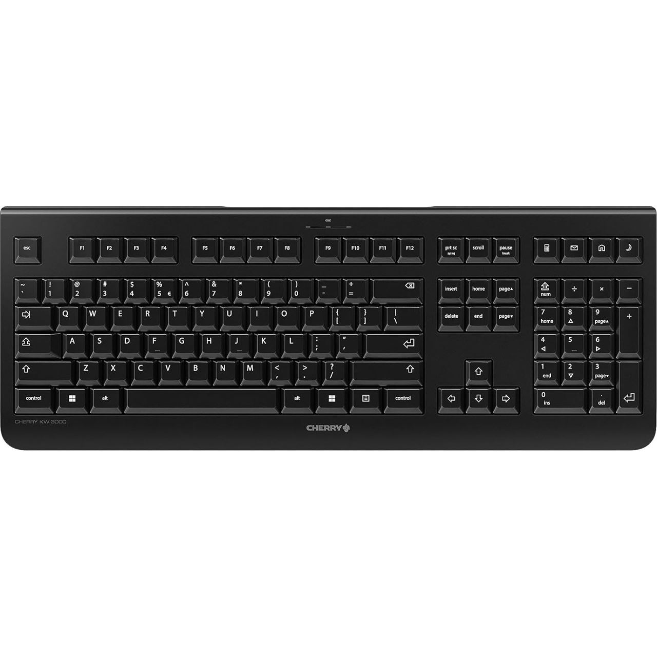 CHERRY KW 3000 Silent 2.4 GHz EU schwarz (kabellos)