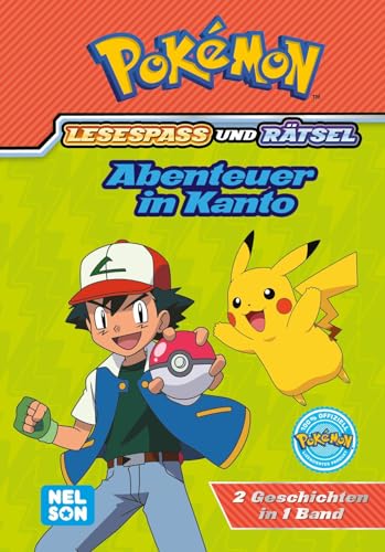 Pokémon Lesebuch: Abenteuer in Kanto: Lesespaß und Rätsel 2 Geschichten in einem Band - Preis vom 16.10.2026 11:41:07 h