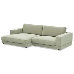RAUM.FREUNDE Ecksofa Juni Stoff Green