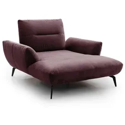 Loveseat-Sessel Payton Stoff Violett Aubergine