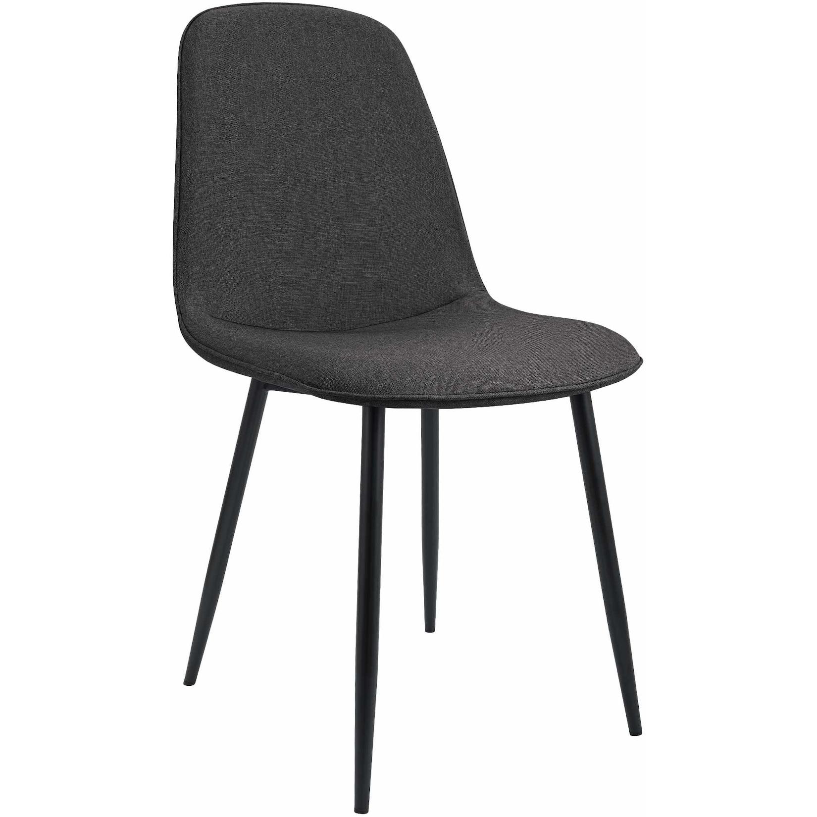 CLP Esszimmerstuhl Maryam Stoff Farbe: dunkelgrau, Material: Stoff
