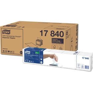 Tork Spenderservietten Xpressnap Snack 17840, weiß, N10, 1-lagig, 9000 Stück