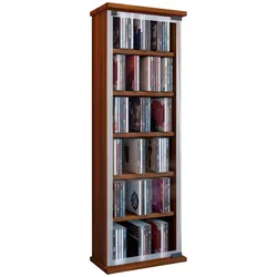 CD-Regal Classic ca. 31x92 cm Nussbaumfarben