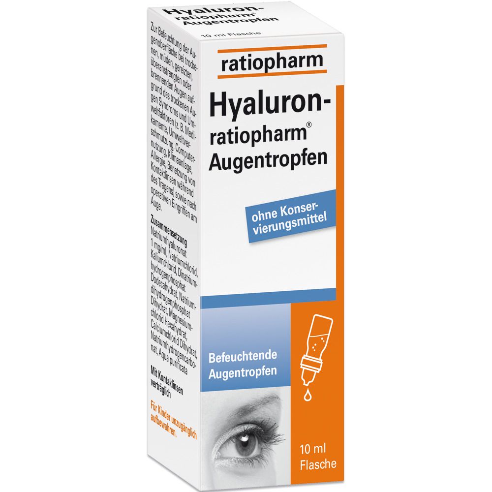Hyaluron-Ratiopharm Augentropfen 10 ml