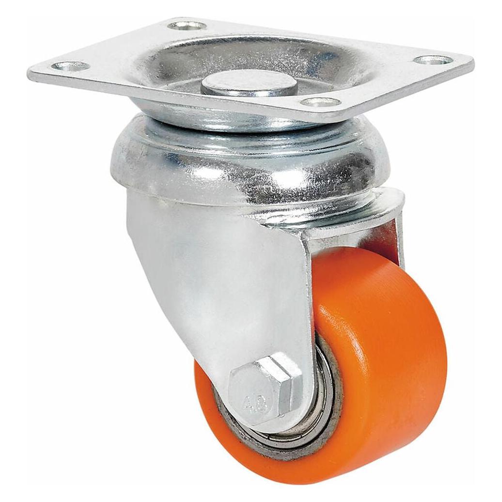 Ruedas Alex Rueda Orange Metall Ø 3,5 Cm 100 Kg Drehbar (57236588)