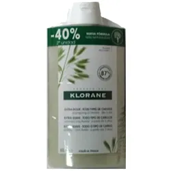 Klorane, Shampoo, Extra sanftes Hafershampoo 400ml - 2er-Pack (Flüssiges Shampoo, 400 ml)