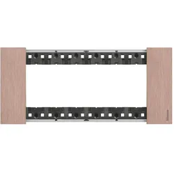 Legrand KA4806ZM LivingNow Abdeckrahmen 6-modulig in der Farbausführung Kupfer