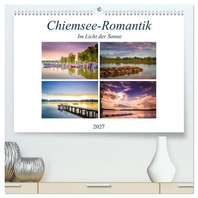 Chiemsee-Romantik (hochwertiger Premium Wandkalender 2027 DIN A2 quer), Kunstdruck in Hochglanz
