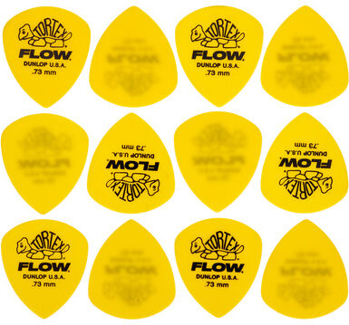 Dunlop Standard Flow Pick Set 0,73 mm Gelb