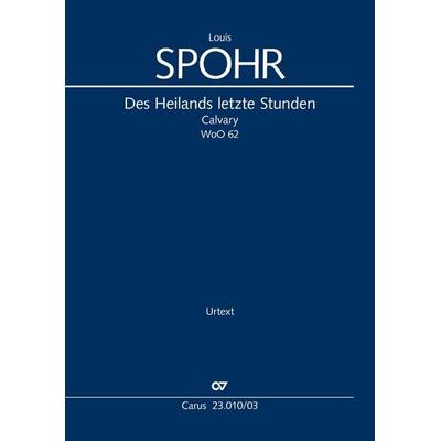 Des Heilands letzte Stunden (Klavierauszug) -