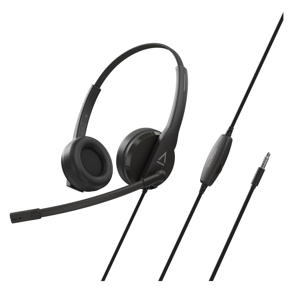 Creative Labors HS-230 Headset Schwarz (Kabelgebunden, USB-A, Microsoft Teams) (51EF1110AA000)