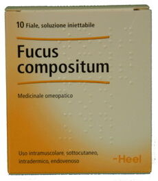 GUNA SpA Fucus Compositum 10 Fiale Da 2,2ml - Medicinale Omeopatico per il Controllo del Peso